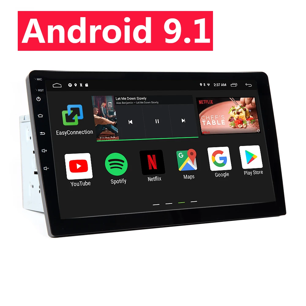 

10.1" 2 Din Android 9.1 Car Radio Universal 2DIN Auto GPS Stereo Player Bluetooth Wifi Autoradio Multimedia Audio 50
