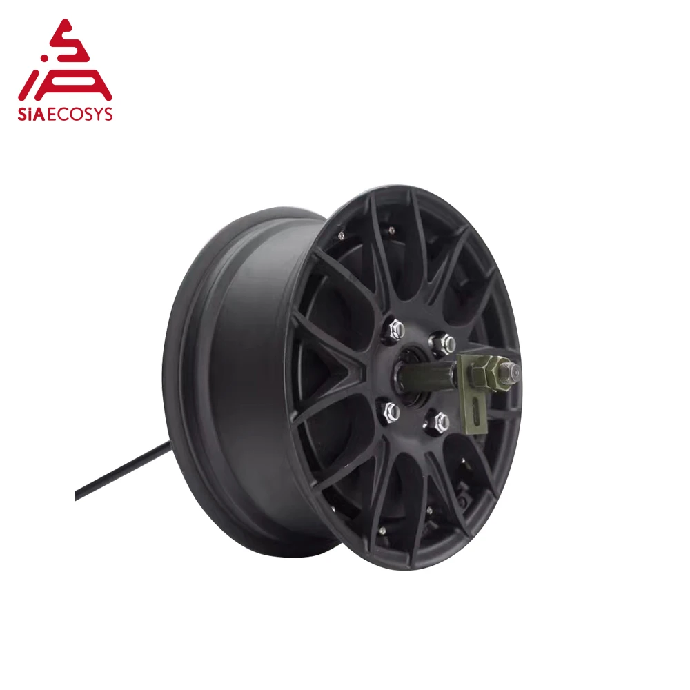 US $818.00 SIAECOSYS QS 1250inch 5000W V4 DualSingal Shaft Detachable In Wheel Hub Motor Kits with Sabvoton 72200 Sine Wave Controller