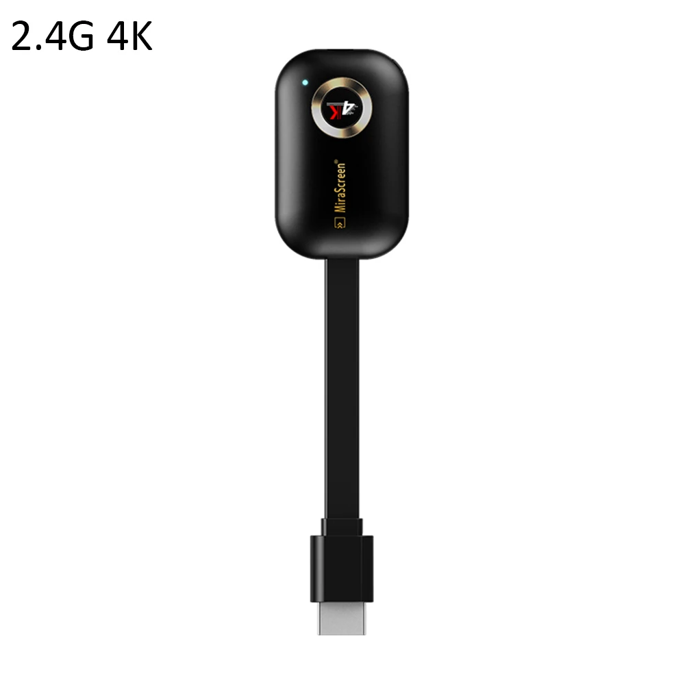 Mirascreen Car Home Wifi Display 5G 2.4G Mirror Screen 4K 1080P Wireless HDMI Miracast Android Tv Stick Chromecast/Airplay Cast - Цвет: 2.4G 4K