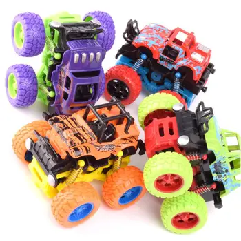 

Off-Road Vehicle 4 Wheels Drive Trucks Toys Rotation Car Gifts for Boys