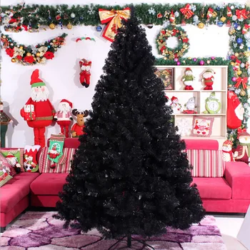 

Giant Black Color friendly material large Christmas tree high-grade Christmas Decoration