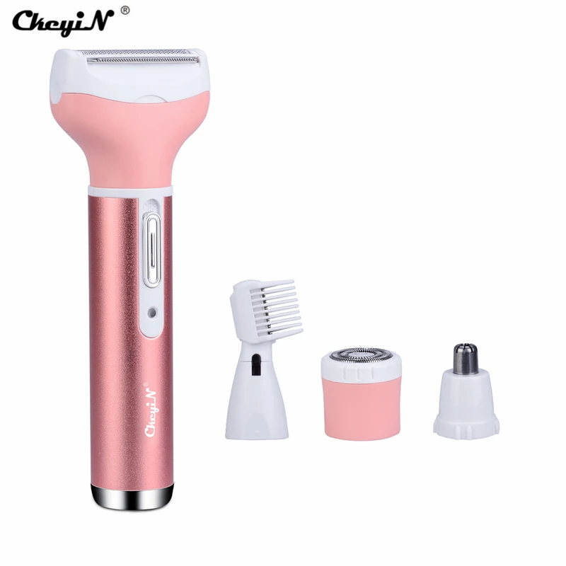 Mini Portable 4 in 1 Lady Shaver Multi-function Hair Removal Device Eyebrow Shaping Female Shaving