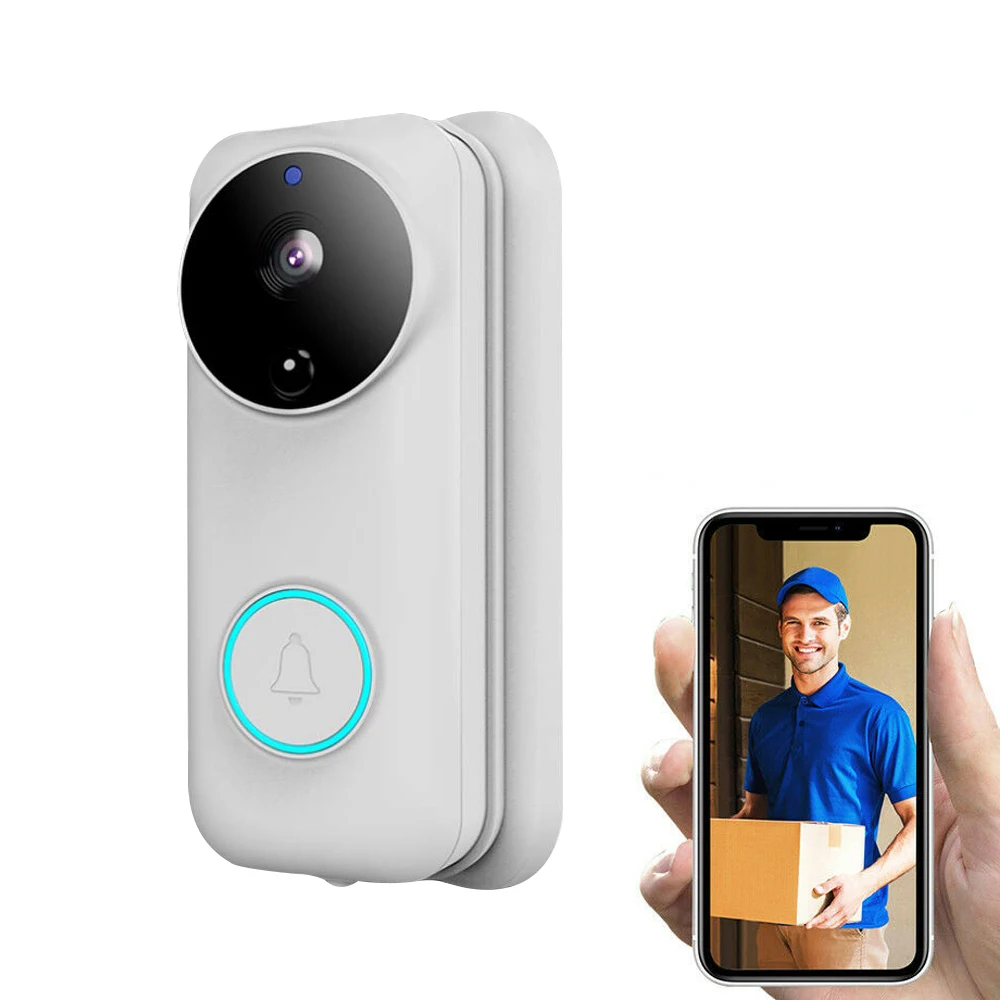 Беспроводной WiFi видео дверной звонок монитор Сигнализация дверь ip-камера для домофона батарея Открытый водонепроницаемый IOS Android