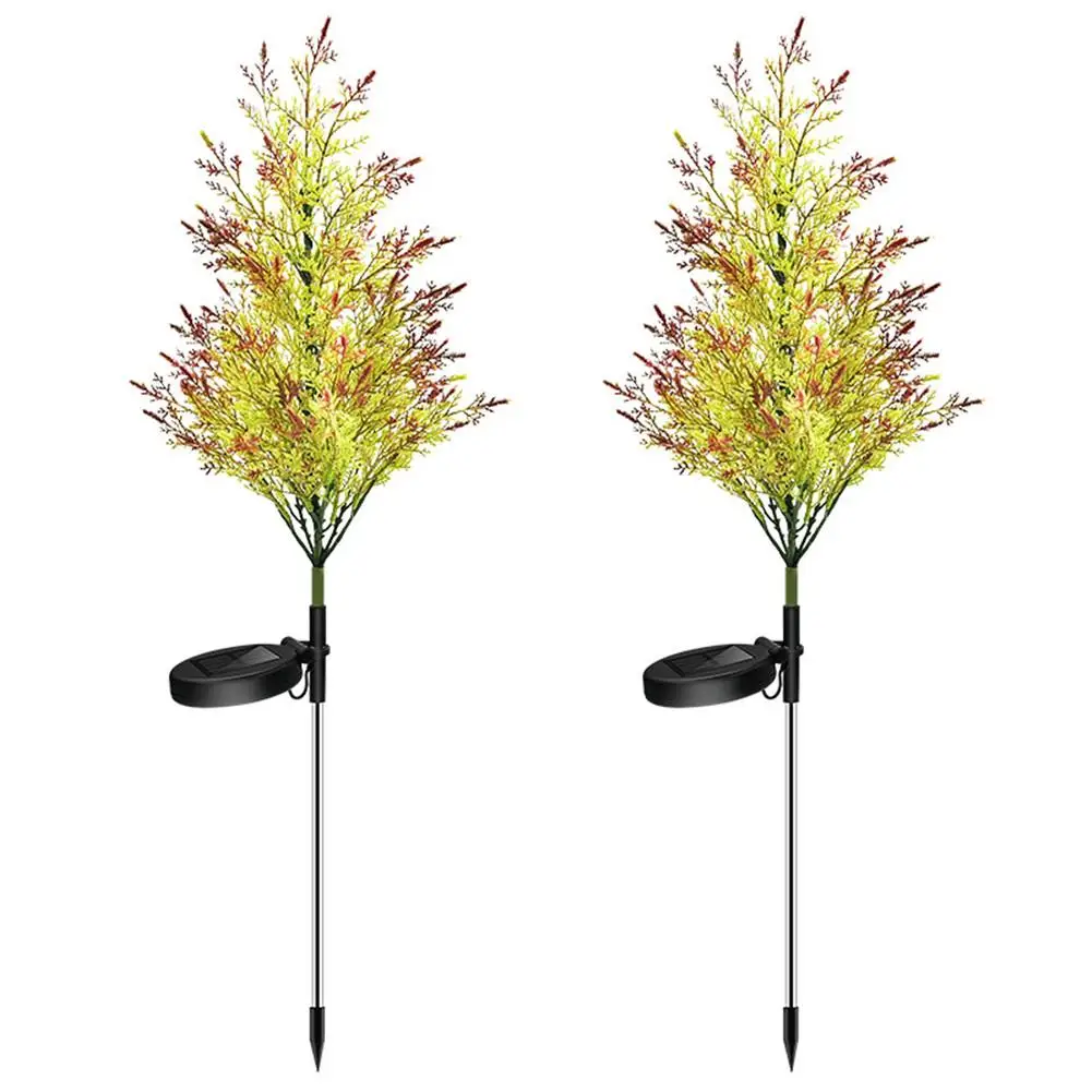 

Solar Pine Light Durable Waterproof Artificial Pine Lamp High Brightness Garden Lawn Tree Decoration Light #40