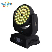 Sailwin Stage Light 36x10W 4in1 RGBW ZOOM LED Moving Head Wash Light DJ Lighting For Club Event