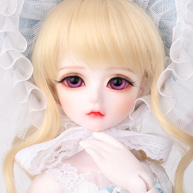 

Full Set 1/4 BJD Doll BJD SD Fashion Lovely SALGOO Model Resin Doll With Makeup For Baby Girl Gift Present