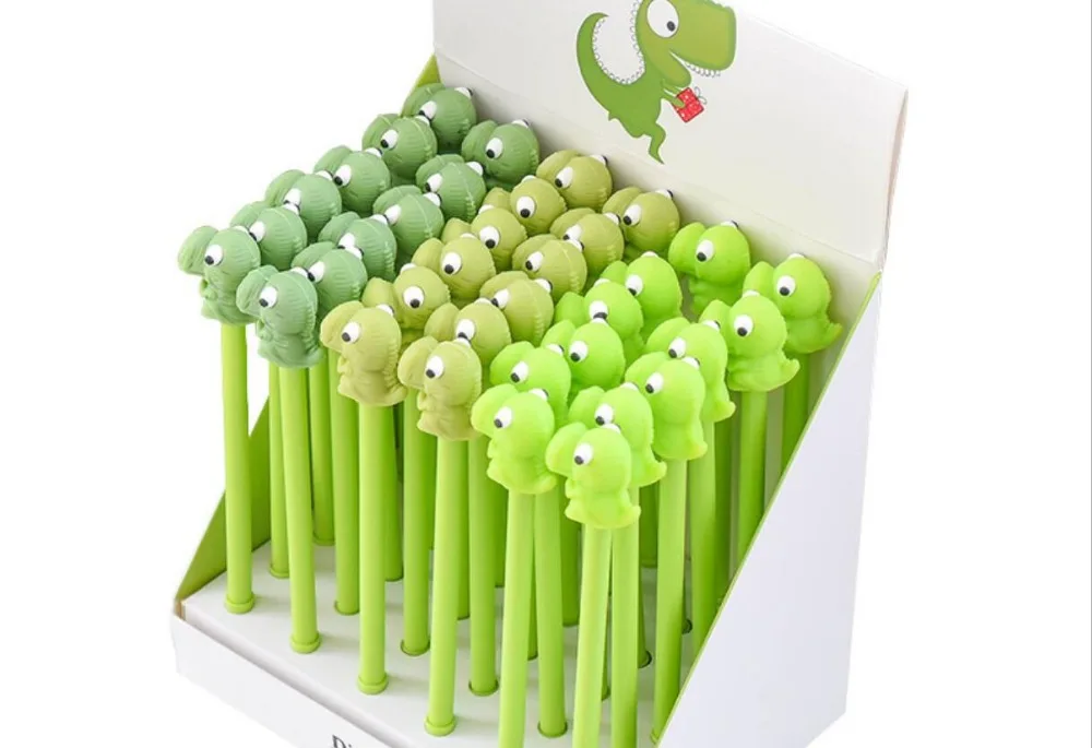 many design cat dog bear monkey christmas Doughnut ice cream penguin frog panda gel pen cartoon black neutral pen 0.5mm 36pc/lot