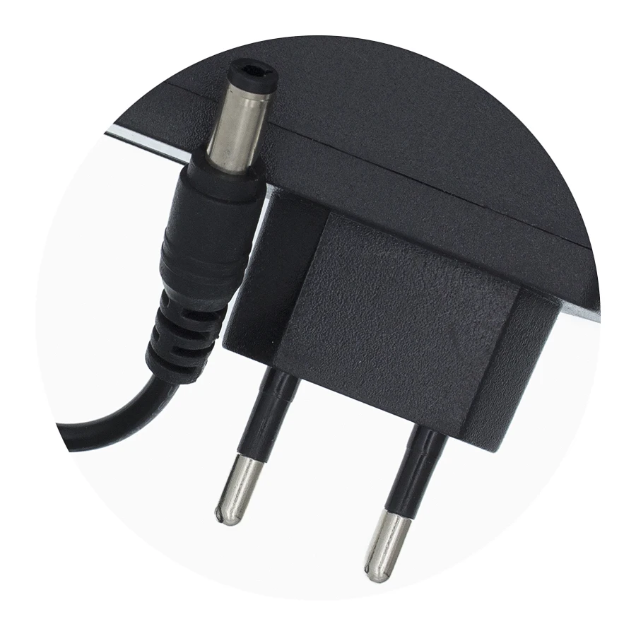 AC 100 V-240 V адаптер преобразователя DC 9V 1A источник питания ЕС вилка DC 5,5mm x 2,1mm 1000mA