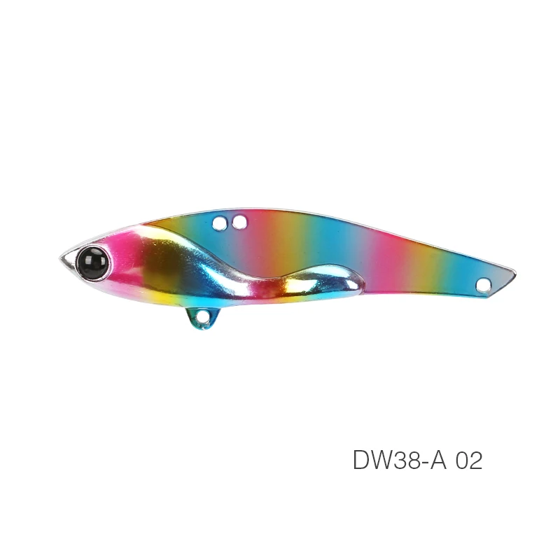 TSURINOYA для рыбалки заброса приманки, блесна металлическая DW38-A 70 мм 18 г на дальние расстояния бас наживка Тройной крюк искусственные приманки 13 Цветов - Цвет: DW38-A-02
