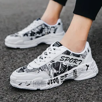 

2020 Spring Men Running Shoes Breathable Comfortable Sneakers Men Leisure Jogging Sport Shoes