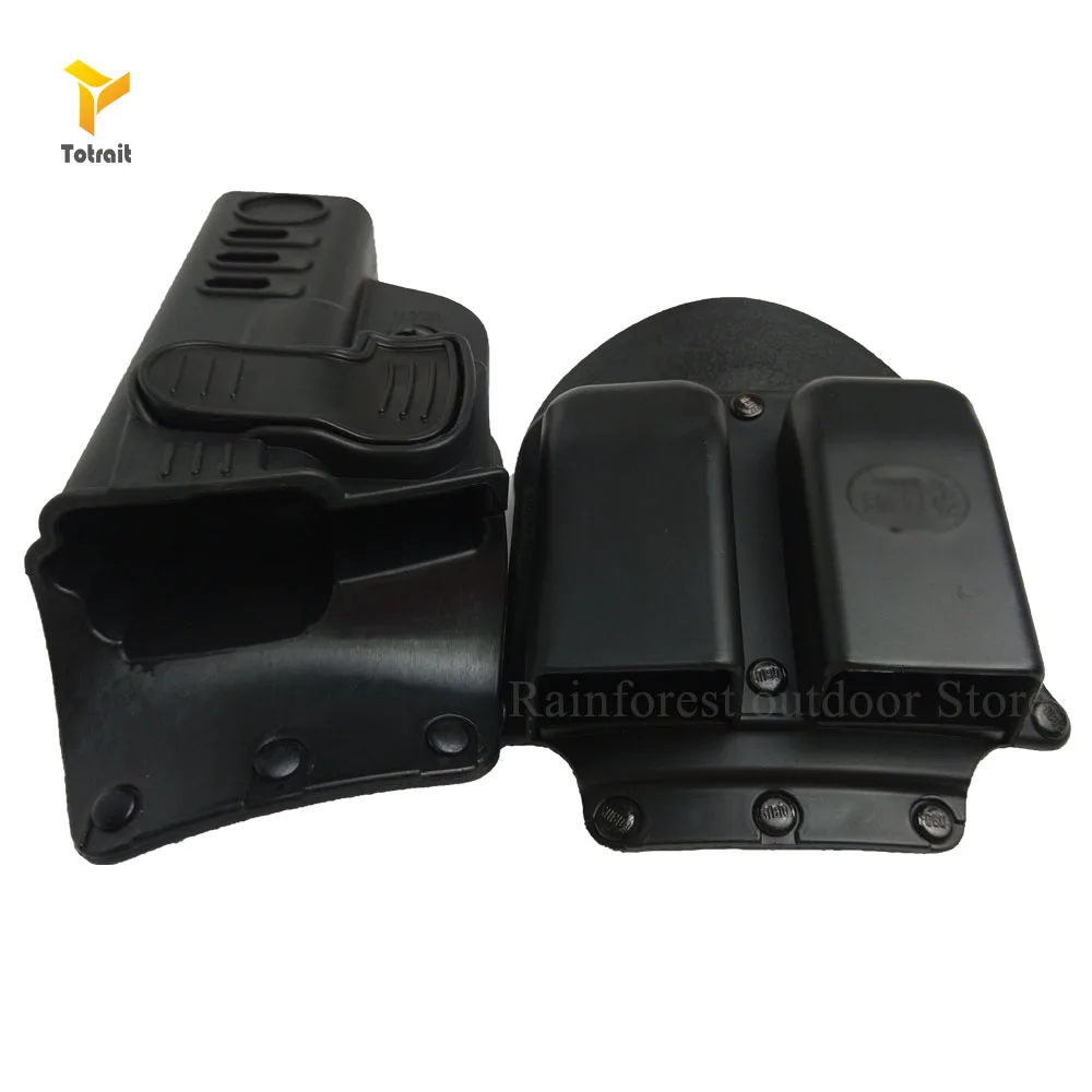 TOtrait охотничий правый ремень Перевозчик набор для GLOCK 17 25 26 27 28 31 32 33 43 пистолет Glock кобура подсумок Пистолет Чехол