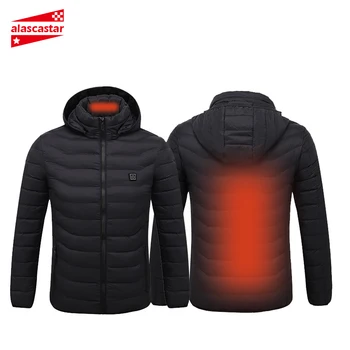 

Winter Outdoor Electric Heated Vest USB Heating Vest Infrared Riding Jacket Moto Thermal Heating Motorcycle Jacket Clothing
