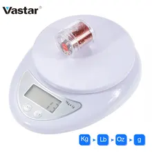 Vastar цифровые весы 5 кг 1 кг Электронные карманные мини весы 1 г 0,1 г прецизионные стальные весы для кухни Весы для пищевых продуктов