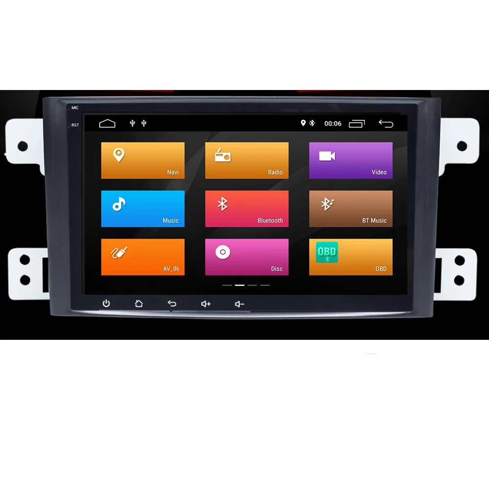 2 Din Android 9,0 dvd-плеер автомобиля для Grand Vitara 2005 2006 2007 2008 2009 2010 2011 2012-19 радио аудио gps Навигация стерео
