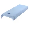 Professional Cotton Acupuncture Massage Table Bed Pad Cover Lined Sheets with Facial Hole 1