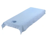Professional Cotton Acupuncture Massage Table Bed Pad Cover Lined Sheets with Facial Hole 1