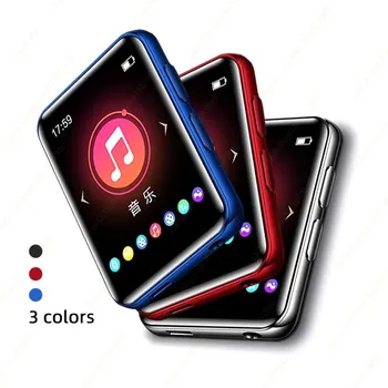 

NBX Mp3 Player With Bluetooth Speaker Touch Screen Music Player Built-in 4GB HiFi Metal Mini Portable Walkman With Radio Record