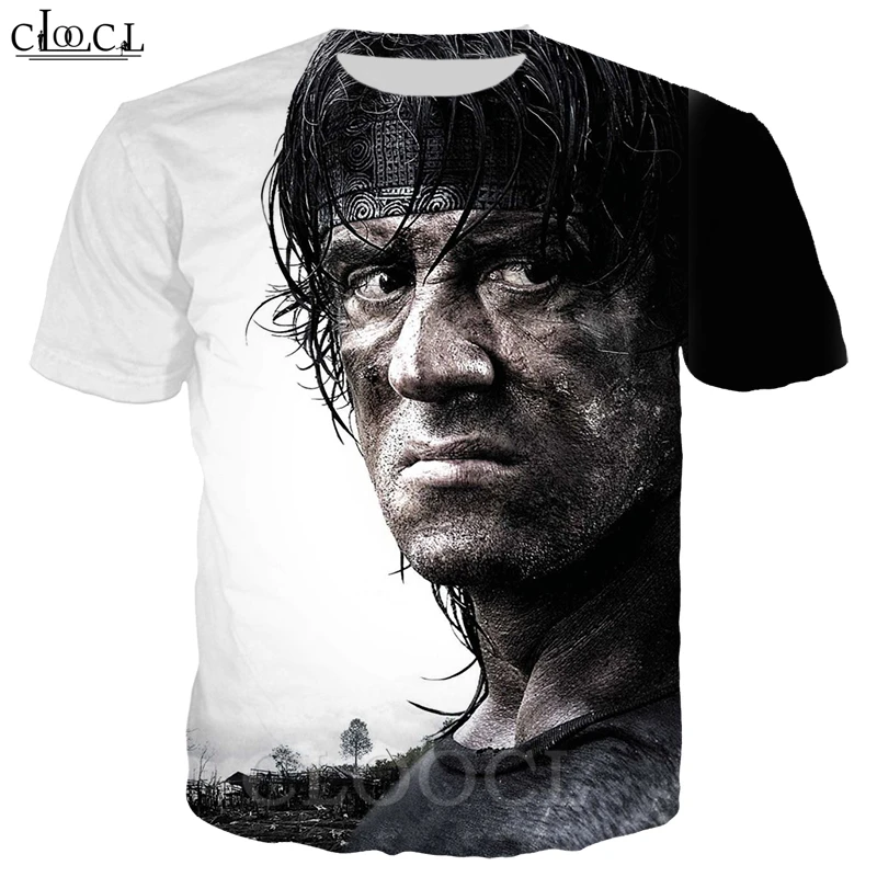

Rambo T Shirt Men Women 3D Print Last Blood Short Sleeve Cool T Shirt Sweatshirt Casual Fashion Streetwear Pullovers B365