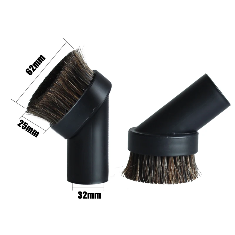 Universal Vacuum Cleaner Brush Nozzle 32 & 35mm Brush Head Cleaning Tool Long Flexible Flat Slim Suction Nozzle Head  For Bed