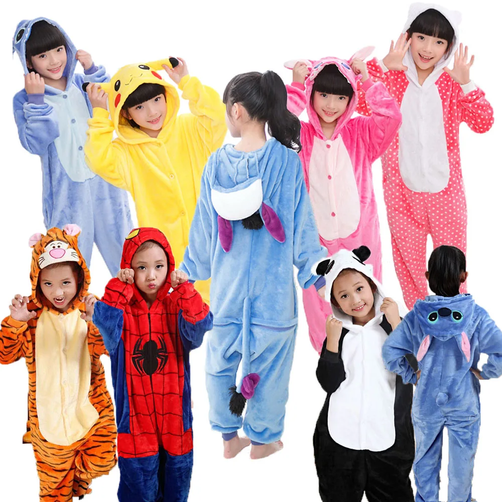 

Tiger Children Pajamas Unicorn Animal Pajamas Girls Winter Kids Pijama De Unicornio Infantil Pyjama Licorne Enfant Pillamas