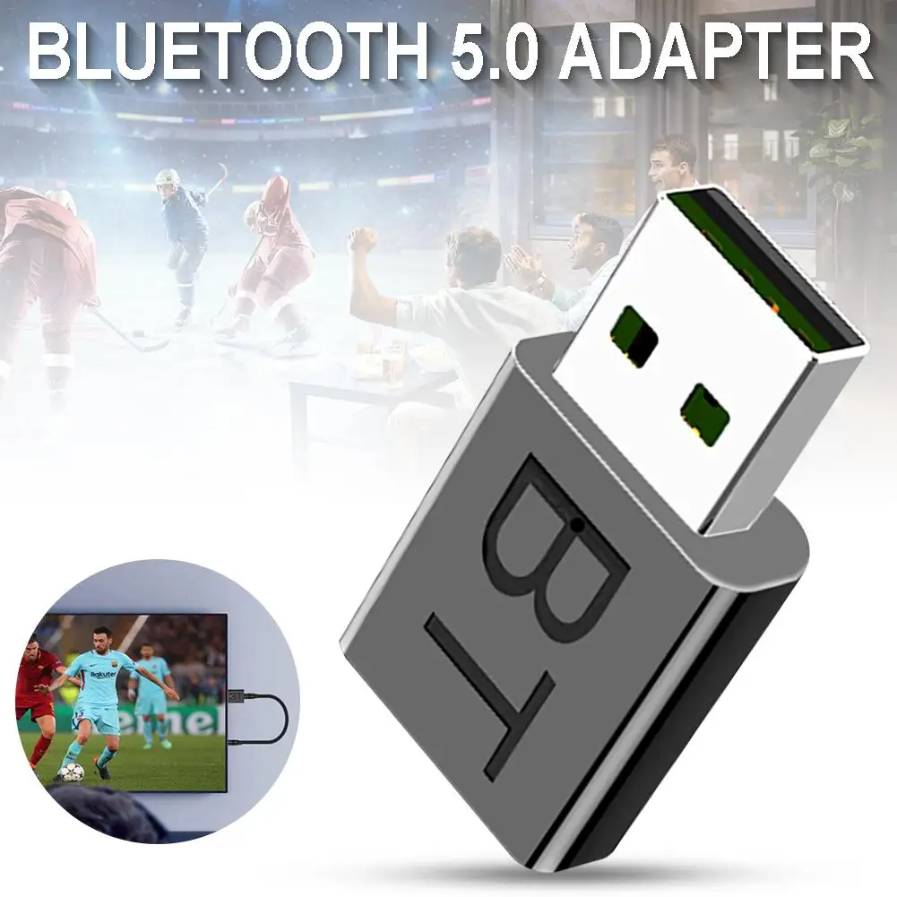 Bluetooth 5,0-тон приемник 2-В-1 Диск-free подключи и играй Bluetooth адаптер ключ для ПК, ноутбука, настольного компьютера стерео - Цвет: Black