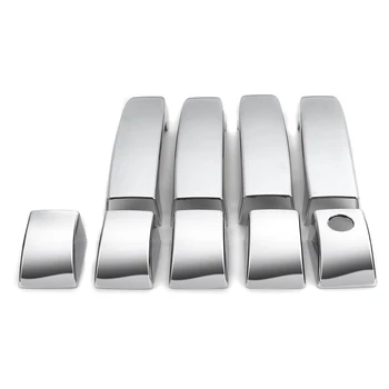 

Hot 9pcs Set ABS Chrome 4 Door Handle Covers for Range Rover L322 Vogue 2002 2003 2004 2005 2006 2007 2008 2009 2010 2011 2012 2