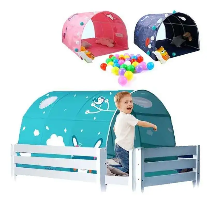 Tentes pour enfants | Avec poche de rangement légère, couchage réconfortant, intérieur, extérieur, Camp, matelas Pop-Up, tente, maison de jeux