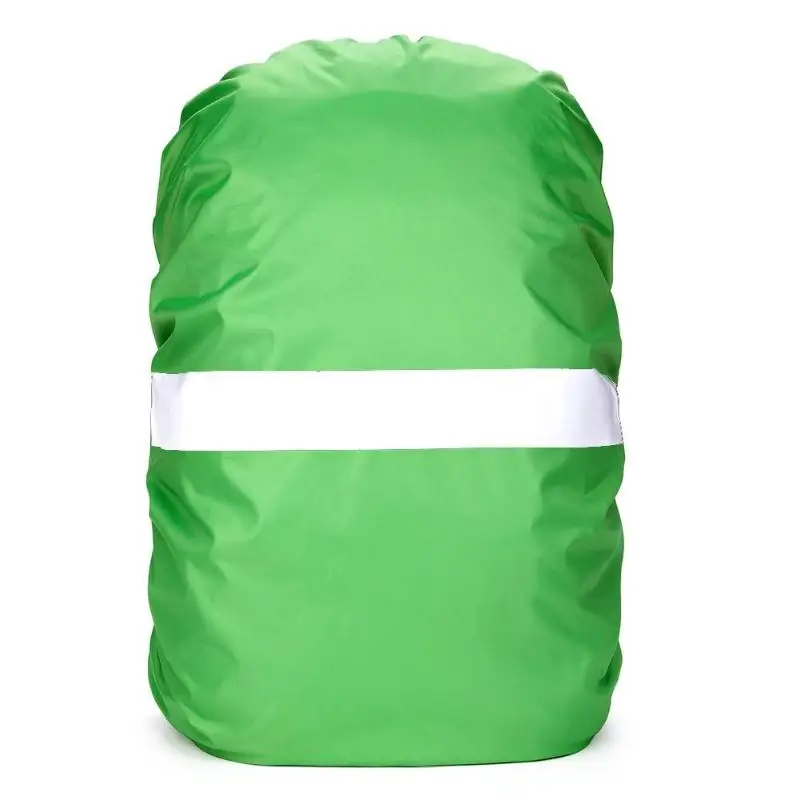 Регулируемый водонепроницаемый рюкзак с защитой от пыли мешок светоотражающий пылезащитный дождевик - Цвет: Зеленый