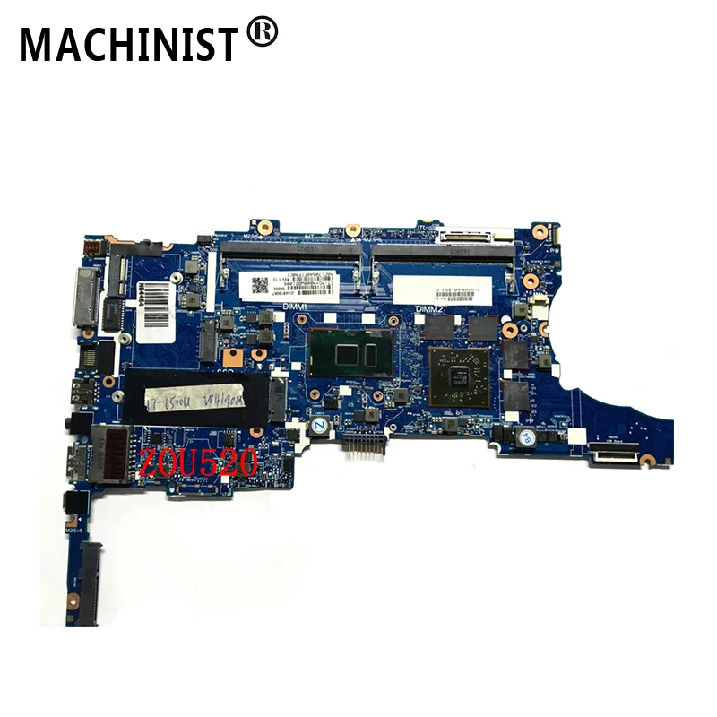 Оригинальная материнская плата для ноутбука HP ZBOOK 15U G3 MB I7-6500U W/R7 M350 DDR4 839235-001 839235-601