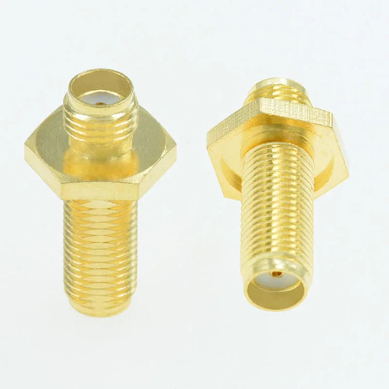 

100 шт. адаптер гнездовой разъем SMA в гнездовой разъем SMA крепление на панели уплотнительное кольцо соединитель