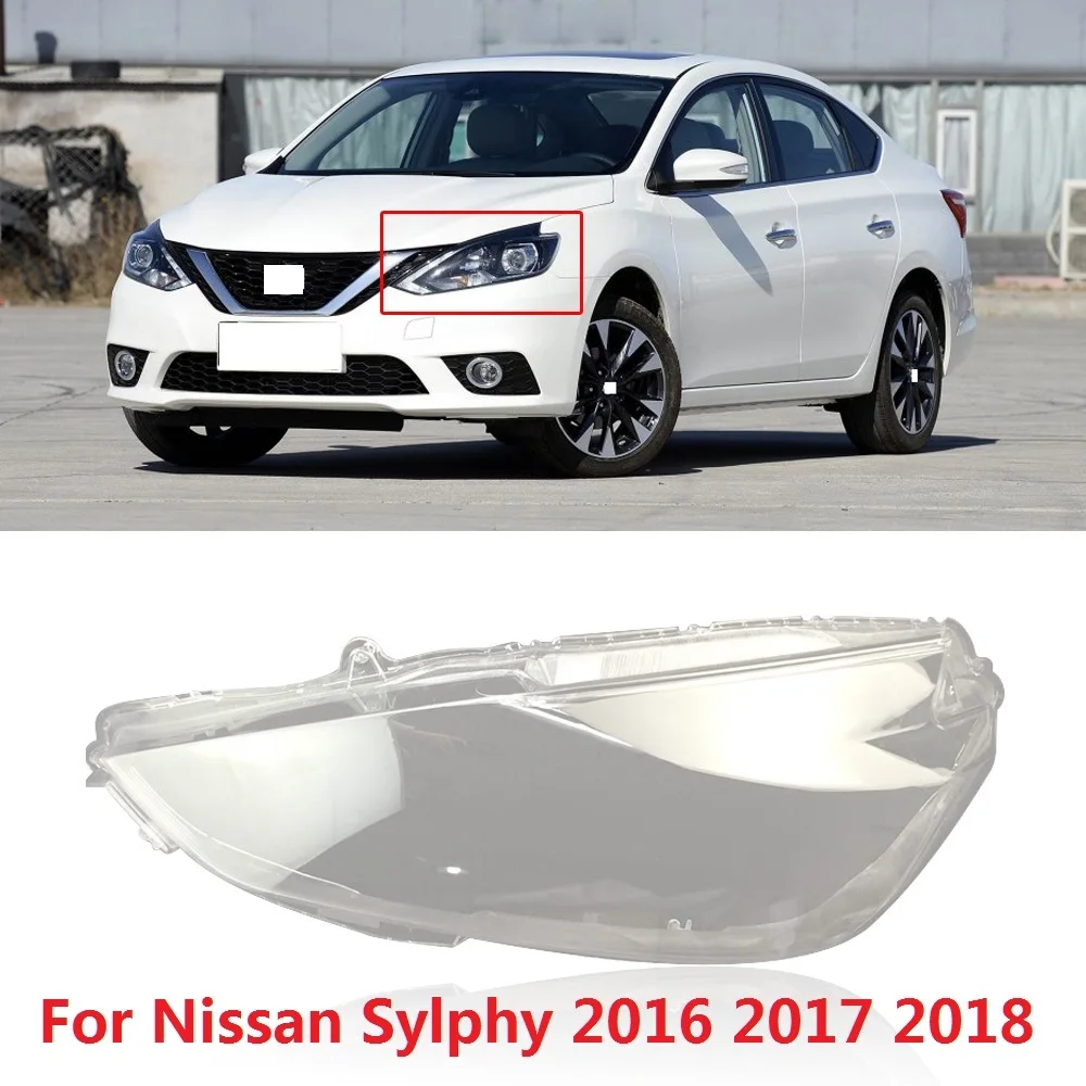 CAPQX 1 шт. для Nissan Sylphy спереди головной светильник Прозрачная крышка лампы передней фары головной светильник оттенка Shell