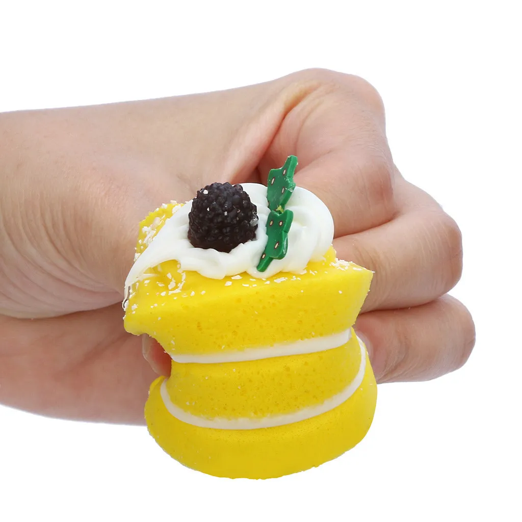 Squishies торт Радуга Джамбо медленно поднимающийся Kawaii Ароматические сыры Squishies