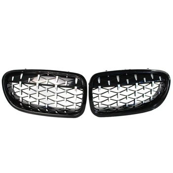 

1 Pair 5 Series F10 Front Kidney Grille for Bmw 5 Series F10 2014-2017 520I 525I 528I Diamond Grille Meteor Style Front Bumper G