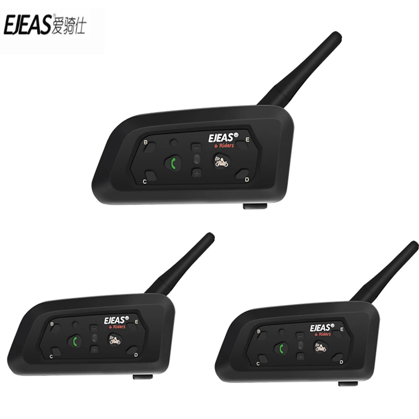 Bluetooth коммуникатор для мотоциклетного шлема с микрофоном 2 4 ГГц GPS 1200 м|Наушники