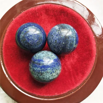 

Natural Healing Lapis Lazuli Palm Balls Crystal Craft Sphere Reiki Quartz Wicca Decor Home Decoration Gemstone Gift ZX