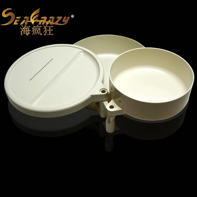 

Strong Magnetic Bait Box Non-All-Magnetic Bait Pulling Disc Three-piece Set-er liao pen Fishing Plastic Box Fishing Gear Angling