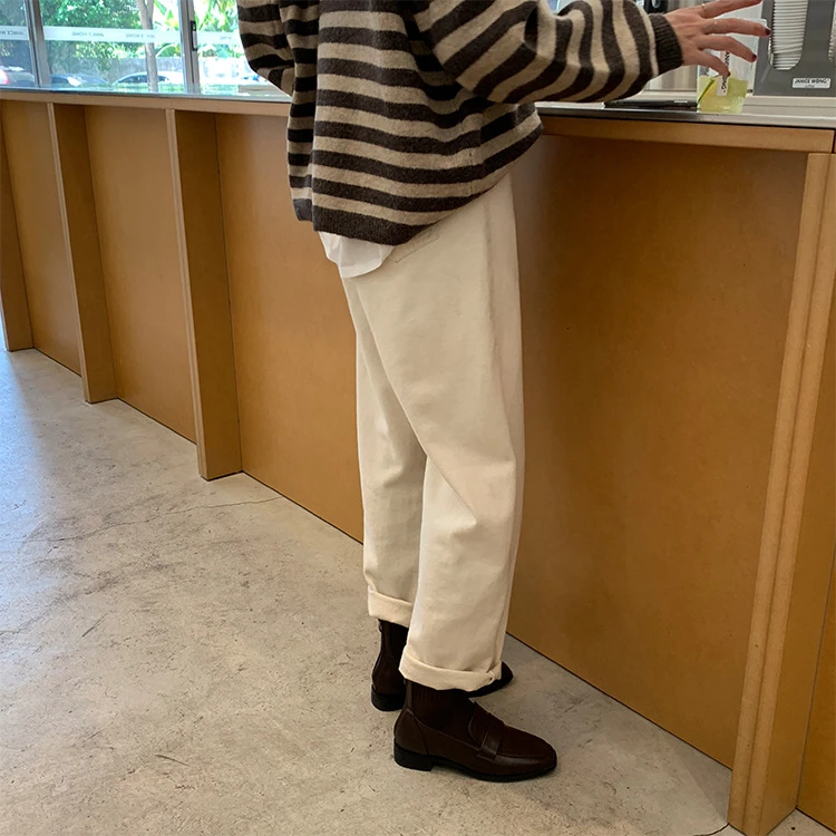 Осень-зима, модные теплые бархатные брюки, женские Pantalon, повседневные Прямые Штаны, Женские однотонные брюки с высокой талией