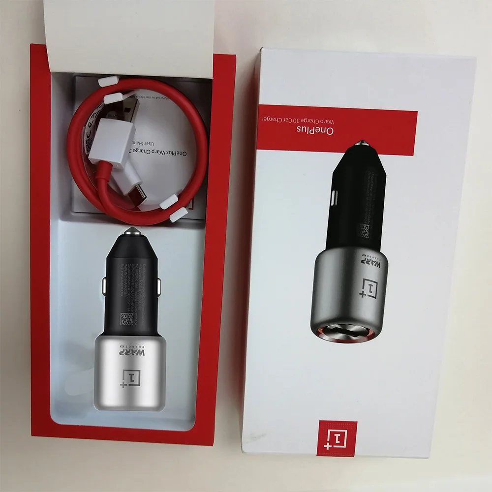 OnePlus Warp Charge 30 автомобильное зарядное устройство вход 12 В 24 В 4.5A выход 5 в 6A Max для OnePlus 5/5 T/6/6 T/7/7pro/7 T/7 T Pro