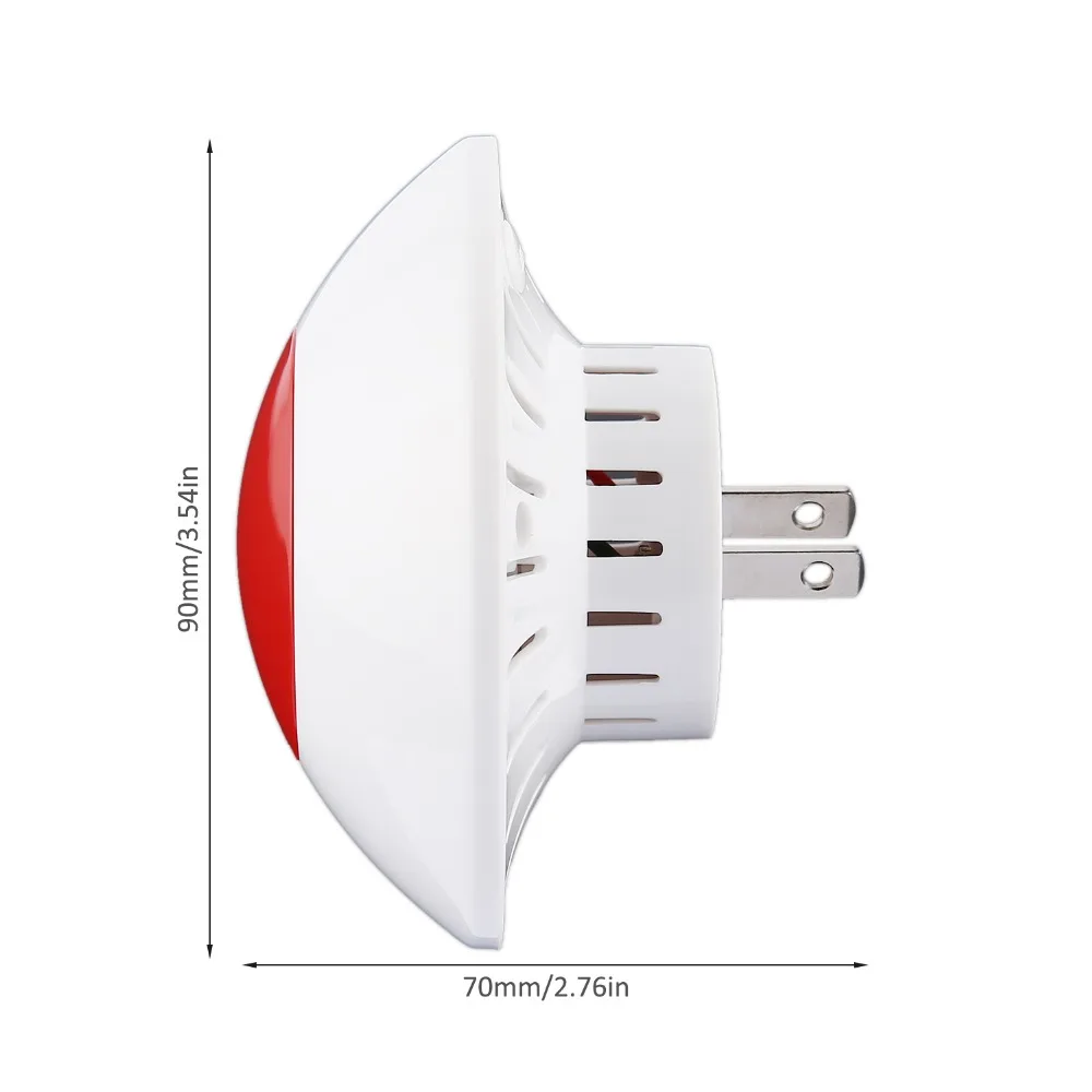 Secrui Home Indoor Wireless Home Security Siren Strobe Flashing Light UK Plug