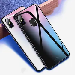 Используется для xiaomi mi 8 чехол Роскошный Силикон + Закаленное стекло Защитная задняя крышка чехол для xiaomi mi 8 explorer mi 8 SE телефон Cas