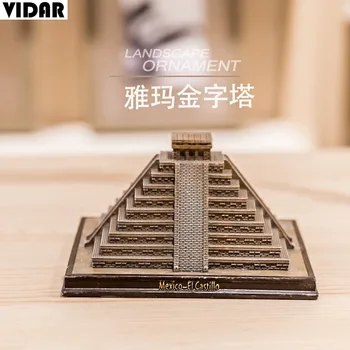 

VIDAR Architectural Model Decoration Ornaments European Creative Home Crafts Mayan Pyramid Simulation Small Ornaments