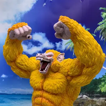 

Dragon ball theatre version of the oversize transformation of the golden ape gorilla hand sculpture