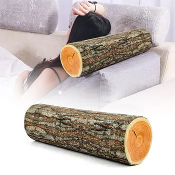 

Creative Simulation Cylinder Tree Stump Shaped Throw Pillow Cushion Home Decorative Sofa Throw Pillows