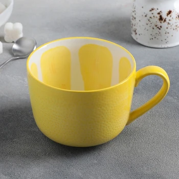 

Mug 420 ml "Lemon", color yellow