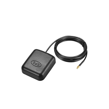 Uxcell 1 個gps北斗アクティブアンテナbncオスプラグ 34dB空中コネクタケーブル磁気ベースで 1.5 メートルワイヤー