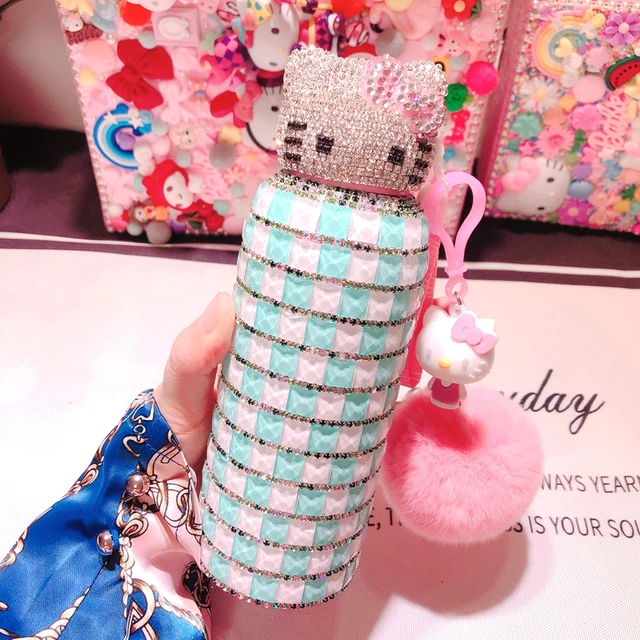 Hello Kitty Thermos Stainless Bottle 2 Way Tumbler Sanrio Japan 800ml –