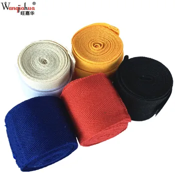 

2.5m Cotton Bandage Boxing Wrist Bandage Hand Wrap Combat Protect Boxing Kickboxing Muay Thai Handwraps Training Gloves
