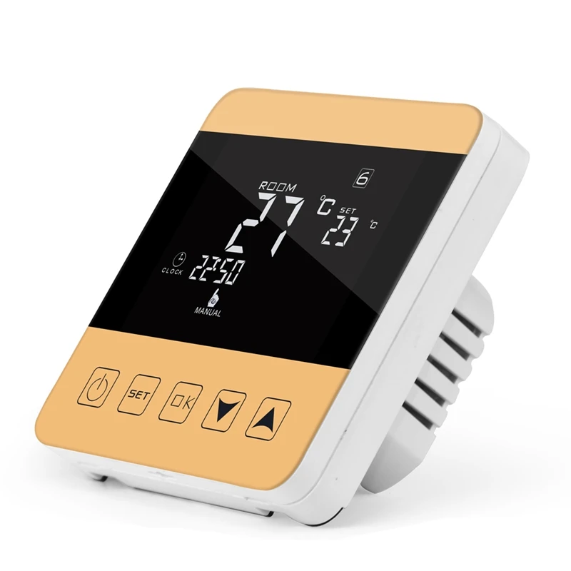 Home Smart Thermostat Programmable Winter for Water/Floor Heating Pressscreen Room Temperature Controller