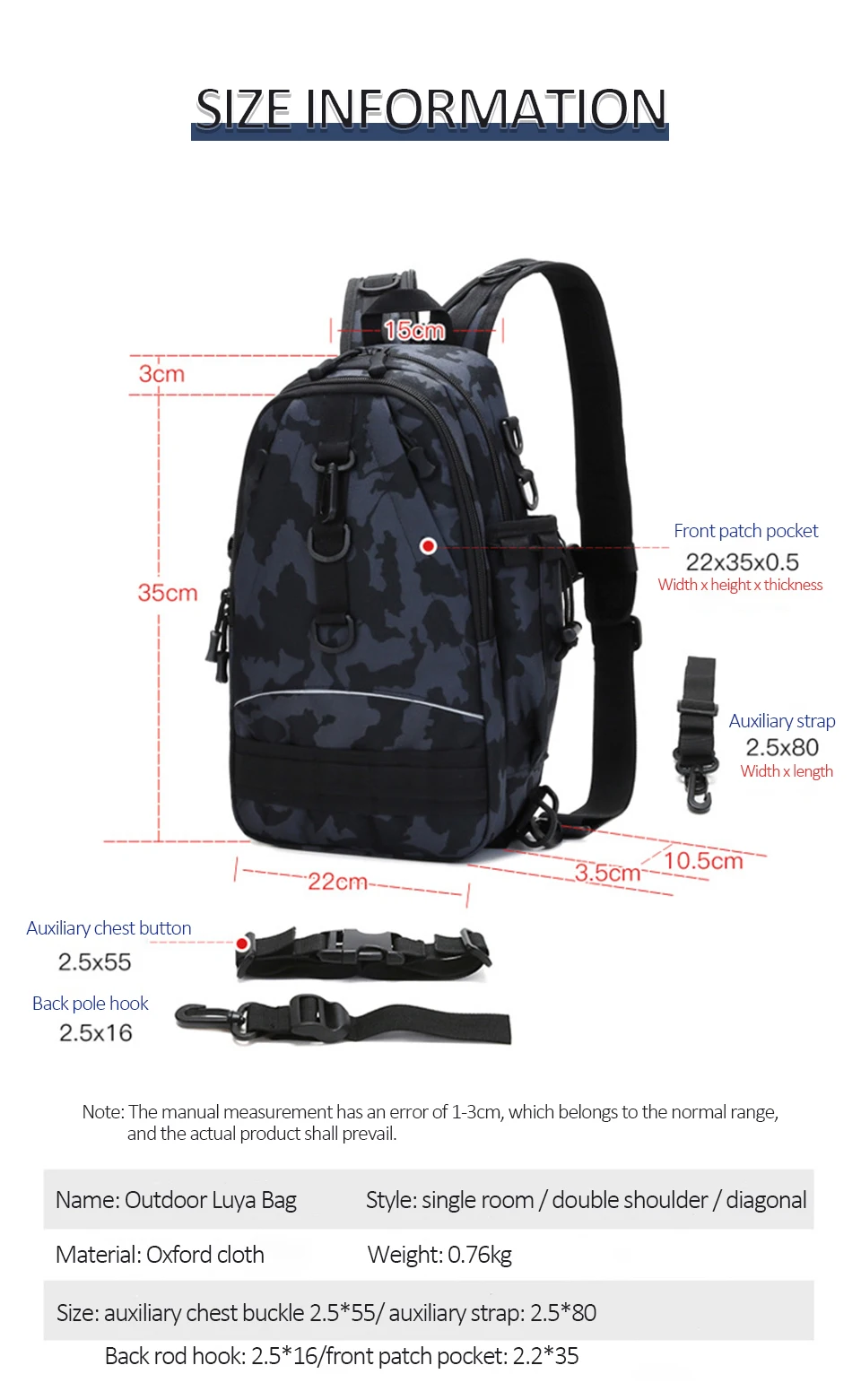 Sacoche à leurres HPA CHESTPACK