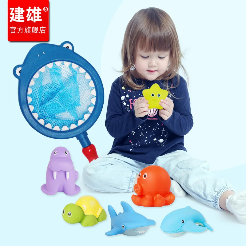Детские Игрушки для ванны и воды, игрушки для мальчиков и девочек, Игрушки для маленьких девочек, 6 месяцев, милые животные, пляжные игрушки для ванной, набор для улицы CC50BT